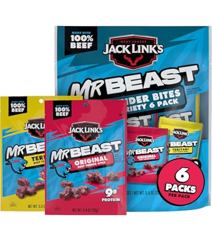 Amazon.com : Jack Link's x Feastables MrBeast Sweet and Savory